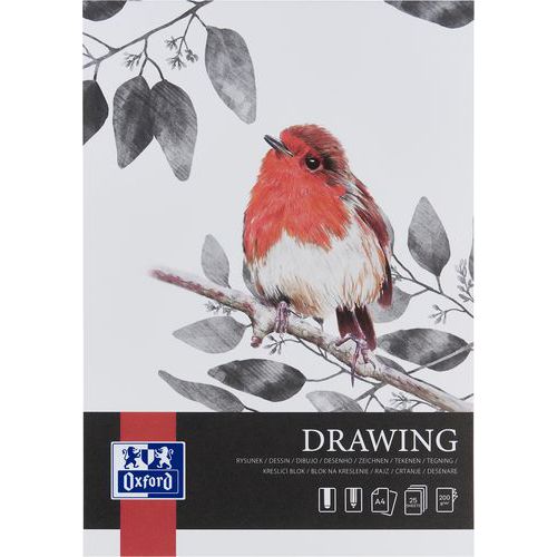 Blok Oxford Sketching A4, 200 g/m²