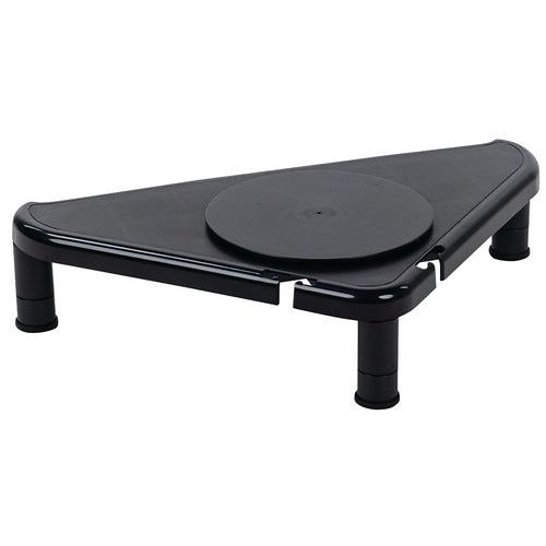 Rohový podstavec pod monitor, nosnosť 36 kg - Manutan Expert