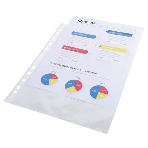 Transparentné zakladacie obaly A3