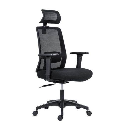 Kancelárska stolička Delfo, čierna