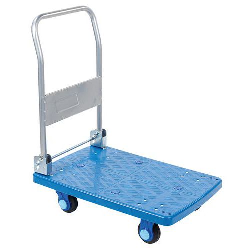 Plošinový vozík so sklopným držadlom Manutan Expert Board, do 200 kg Plošinový vozík so sklopným držadlom Manutan Expert Board, do 200 kg