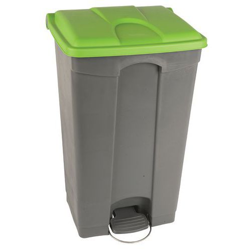 Odpadkové nášľapné koše Manutan Expert, 90 l