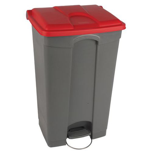 Odpadkové nášľapné koše Manutan Expert, 90 l
