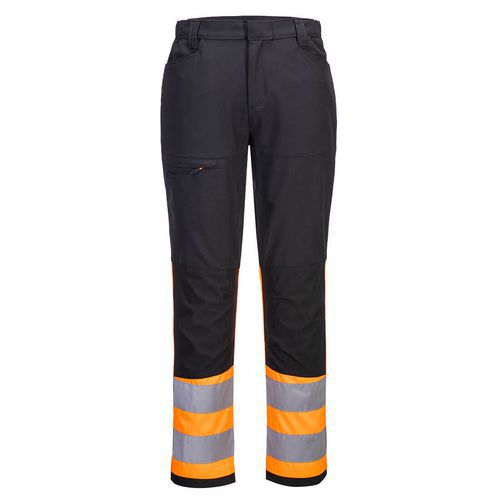 Pracovné nohavice WX2 Eco Hi-Vis, oranžová/čierna