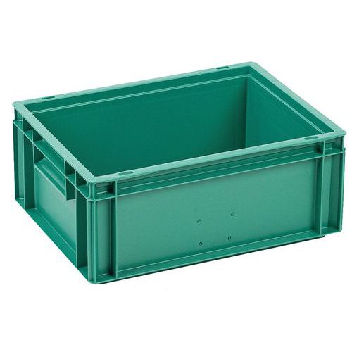 Plastové Euro prepravky Manutan Expert, zelená, 4 - 60 l