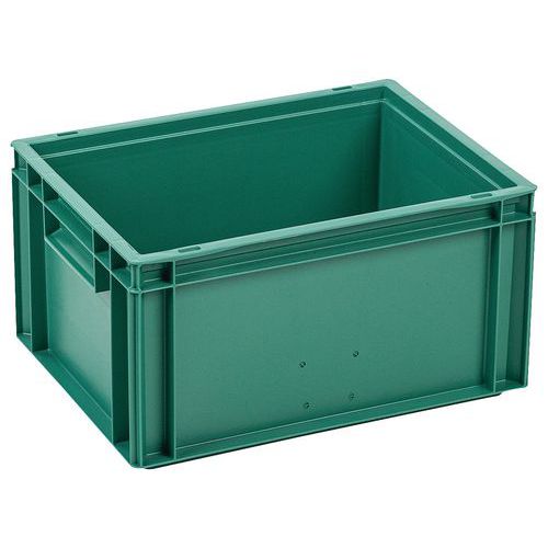 Plastové Euro prepravky Manutan Expert, zelená, 4 - 60 l