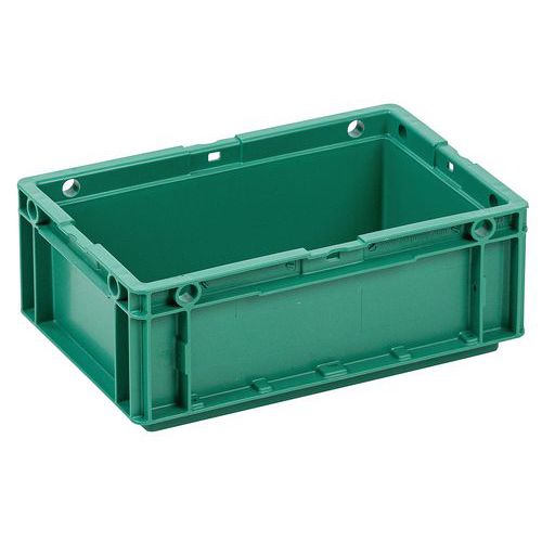 Plastové Euro prepravky Manutan Expert, zelená, 4 - 60 l