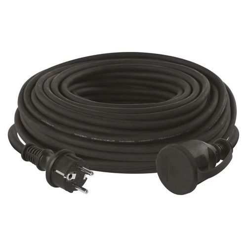 Vonkajšie predlžovacie káble, 1 zásuvka, guma – neoprén, 1,5 mm2