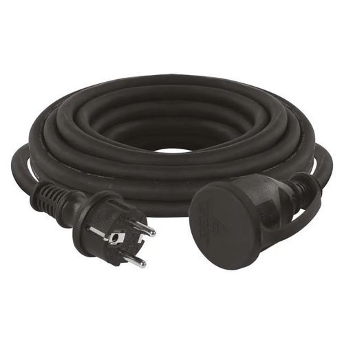 Vonkajšie predlžovacie káble, 1 zásuvka, guma – neoprén, 1,5 mm2