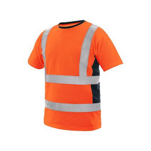 Tričko EXETER, výstražné, pánske, oranžové