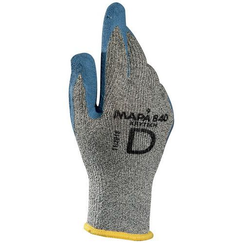 Polyetylénové rukavice KryTech 840 D polomáčané v nitrile, šedé Polyetylénové rukavice KryTech 840 D polomáčané v nitrile, šedé