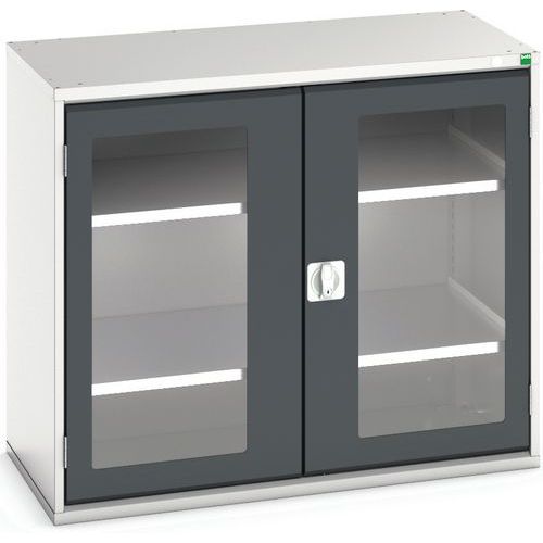 Dielenské skrine s priehľadnými dverami Bott Verso, výška 90 cm