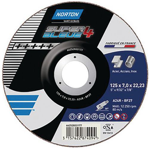 Brúsne kotúče Norton Super Blue 4 metal