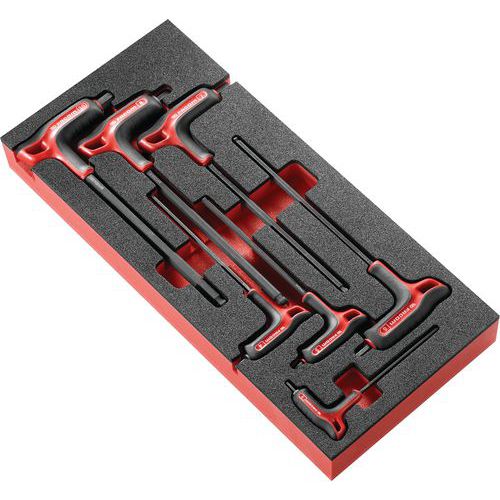 Súprava imbus kľúčov Facom Hexa, 7 ks