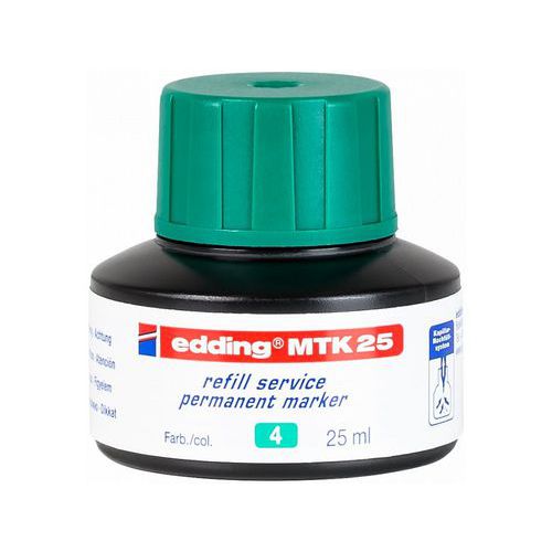 Náhradné atramenty pre permanentné popisovače edding MTK 25