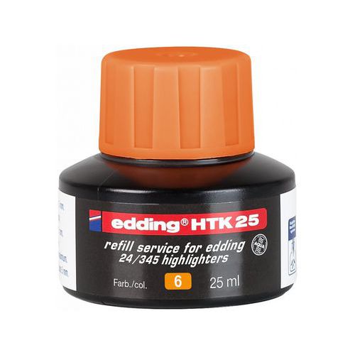 Náhradné atramenty pre zvýrazňovače edding HTK 25