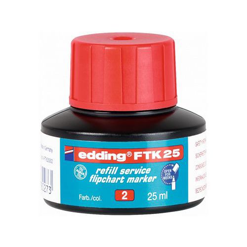 Náhradné atramenty pre popisovače na flipcharty edding FTK 25