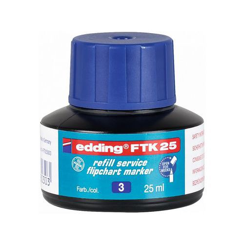Náhradné atramenty pre popisovače na flipcharty edding FTK 25