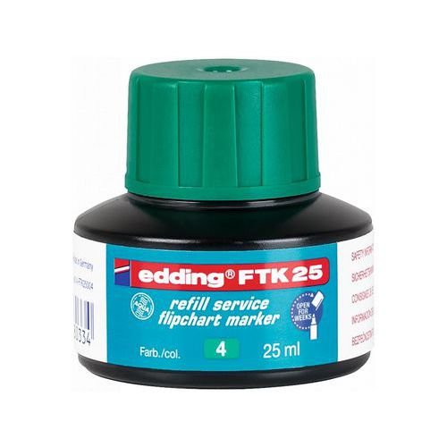 Náhradné atramenty pre popisovače na flipcharty edding FTK 25