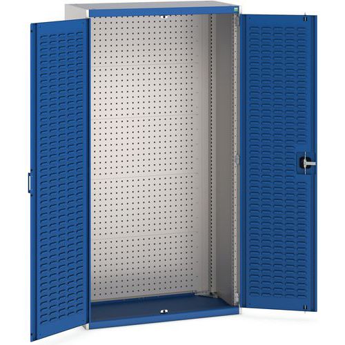 Dielenské skrine s perfo panelmi pre držiaky na náradie/boxy