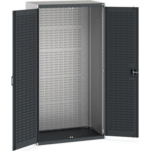Dielenské skrine s perfo panelmi pre držiaky na boxy/boxy