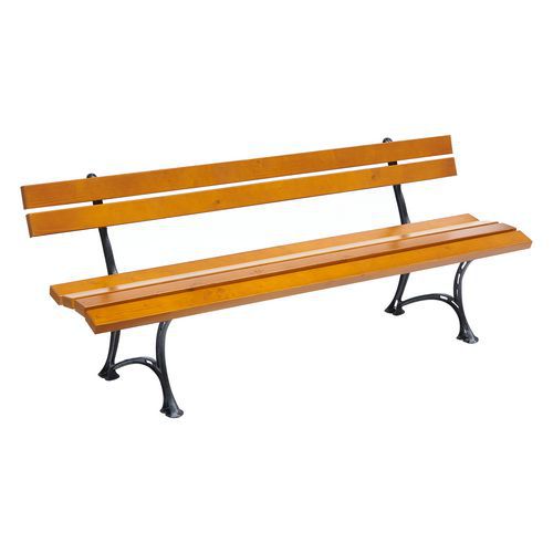 Parkové lavičky Style s operadlom