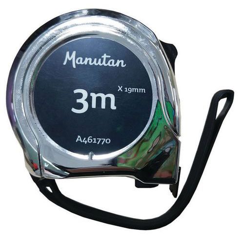 Zvinovacie metre Manutan Expert Ruban, strieborné, 2 – 5 m Zvinovacie metre Manutan Expert Ruban, strieborné, 2 – 5 m