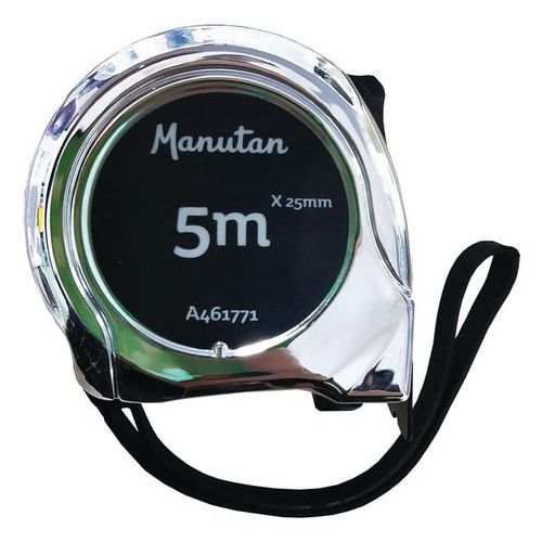 Zvinovacie metre Manutan Expert Ruban, strieborné, 2 – 5 m Zvinovacie metre Manutan Expert Ruban, strieborné, 2 – 5 m