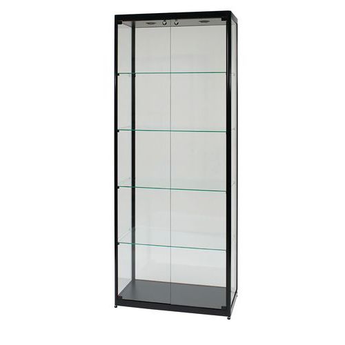 Sklenené produktové vitríny Manutan Expert, 200 x 80 x 40 cm