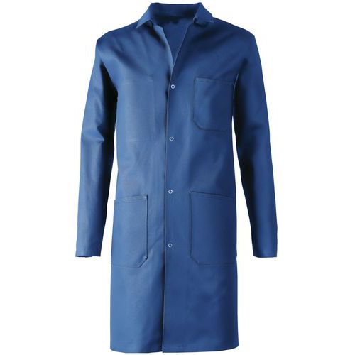 Pánsky modrý plášť Manutan Expert, bavlna