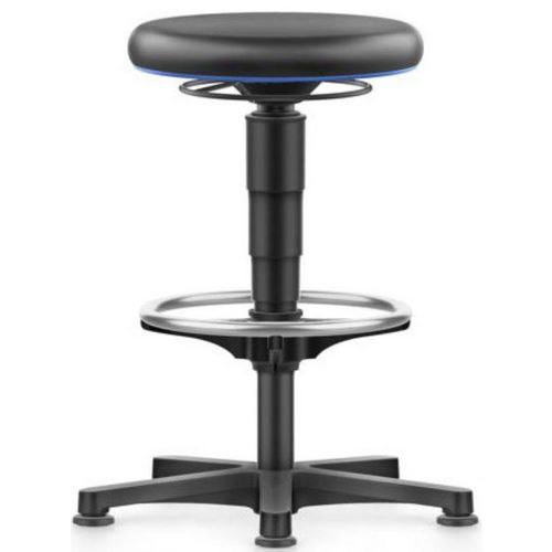 Zvýšená pracovná stolička Fara s klzákmi - BIMOS