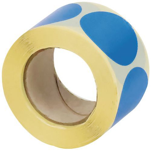 Samolepiace značkovacie kolieska Manutan Expert, priemer 40 mm, 500 ks na rolku