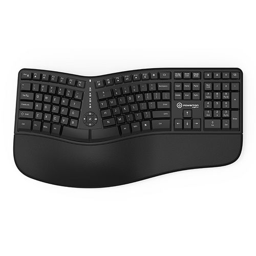 Ergonomické klávesnice Powerton Lana, čierna