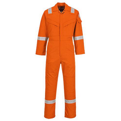 Nehorľavá antistatická kombinéza  350g, oranžová