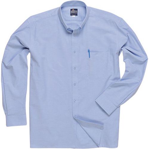 Košeľa Oxford s dlhým rukávom, modrá