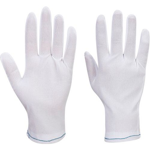 Nylónové inšpekčné rukavice, biela