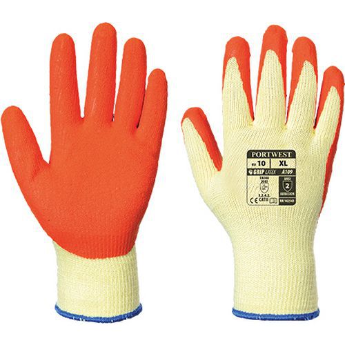 Protišmykové rukavice (v obchodnom obale), oranžová