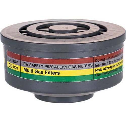 ABEK1 Plynový filter skrutkové pripojenie, sivá