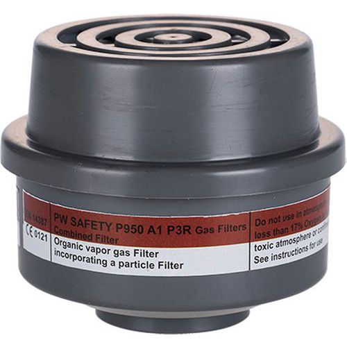 P950 Kombinovaný filter skrutkové spojenie, sivá P950 Kombinovaný filter skrutkové spojenie, sivá