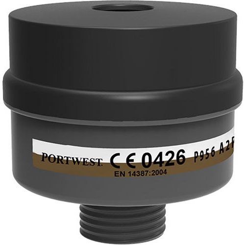 Kombinovaný filter A2P3 Univerzálny závit, čierna