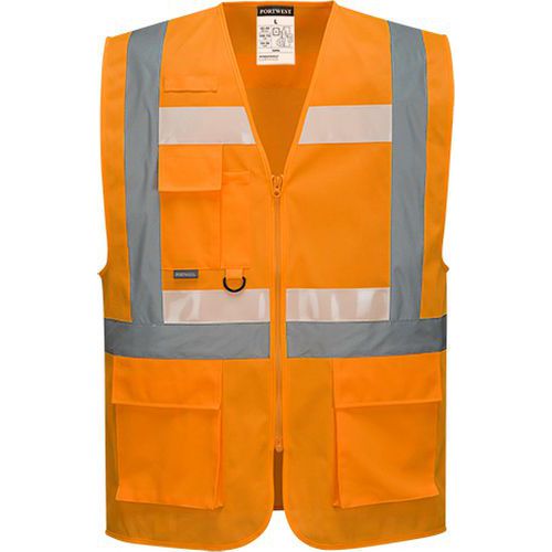 Glowtex Ezee Zips Executive Vesta, oranžová Glowtex Ezee Zips Executive Vesta, oranžová