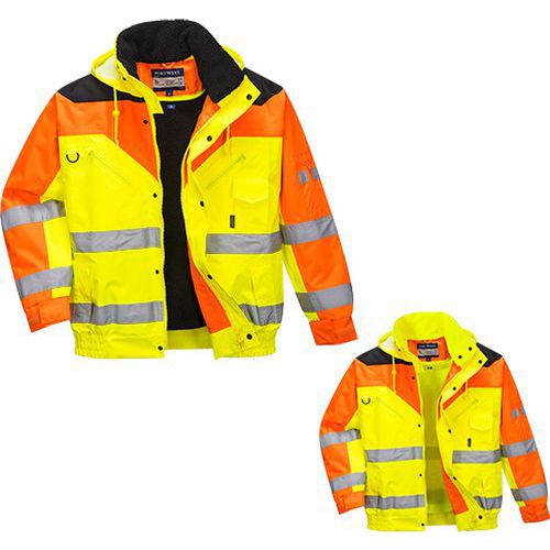 Reflexný Contrast Plus Bomber, žltá