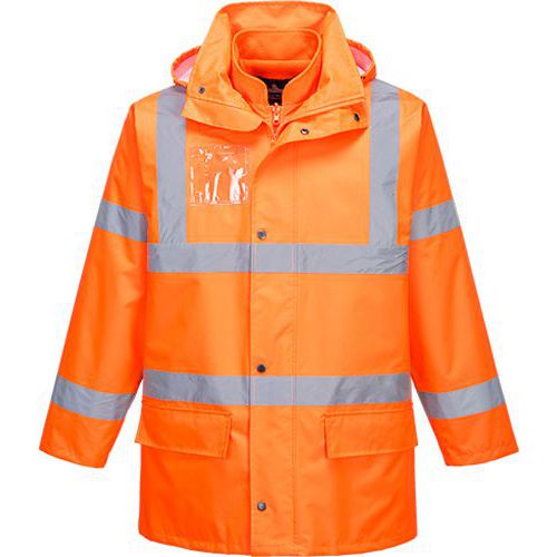 Hi-Vis Essential 5-in-1 bunda, oranžová