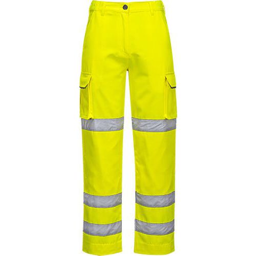 Dámske reflexné Hi-Vis nohavice, žltá