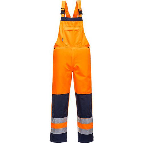 Nohavice na traky Hi-Vis Girona, modrá/oranžová