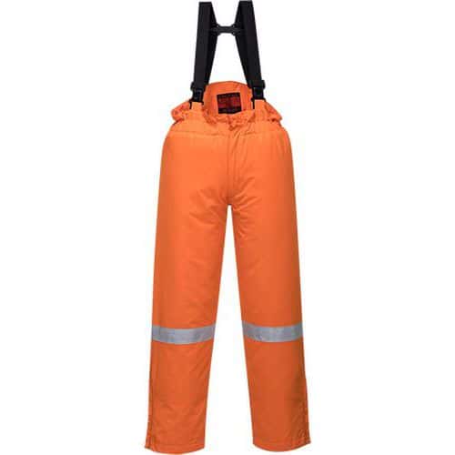 Araflame zateplené nohavice, oranžová