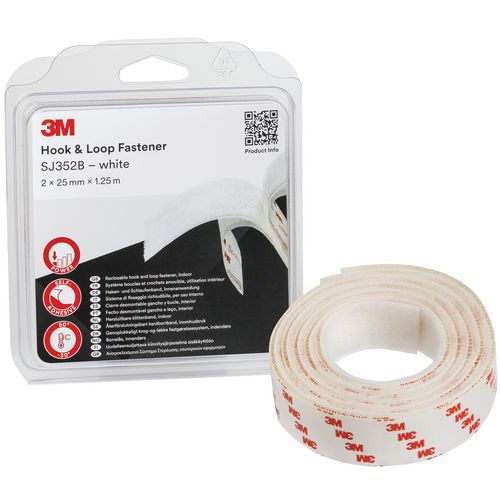 Samolepiace suché zipsy 3M SJ3526 a SJ3527, 25 mm x 1,25 m Samolepiace suché zipsy 3M SJ3526 a SJ3527, 25 mm x 1,25 m
