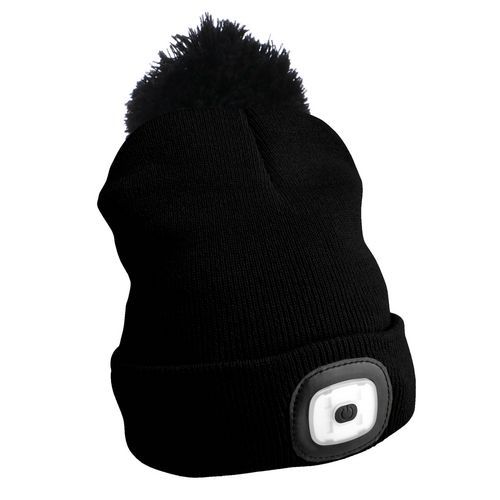 Čiapka s čelovkou 180lm, nabíjacia, USB, univerzálna veľkosť, bavlna / PE, SIXTOL