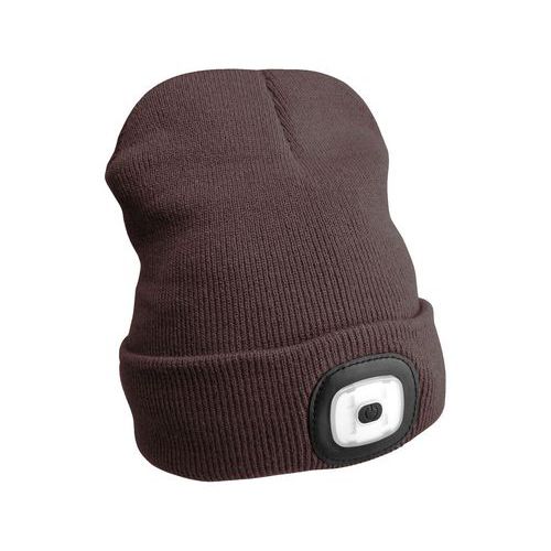 Čiapka s čelovkou 180lm, nabíjacia, USB, univerzálna veľkosť, bavlna / PE, SIXTOL