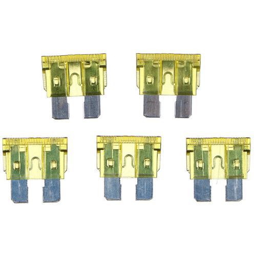 Súprava nožových automobilových poistiek MECHANIC FUSE SET, 100ks SIXTOL